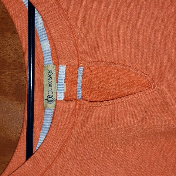 Democracy Combo Nautical Top, Grapefruit, Size: L - Picture 4 of 7